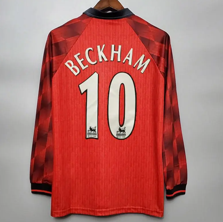 Manchester United 1996 - 1997 Hemmatröja långärmad